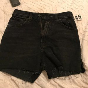 NWT URBAN GIRLFRIEND HIGH-RISE BLACK JEANS SHORTS